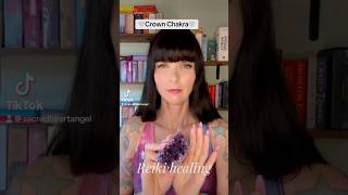 Crown chakra reiki healing Aura cleanse and connect to the angelic realm 🤍✨🤍 [upl. by Ehcsrop239]