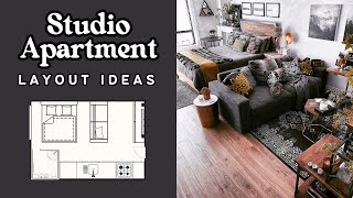 Studio Apartment Layout Ideas That Will Make Your Studio Flow Beautifully [upl. by Igenia]