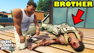 THE END OF FRANKLINS TWIN BROTHER in GTA 5  SHINCHAN and CHOP [upl. by Sialac]