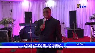 CANON LAW SOCIETY OF NIGERIA Catholic Priests Commend Esama Of Benin During Gala [upl. by Horwitz]