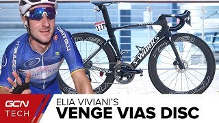 Elia Vivianis Specialized Venge Vias Disc [upl. by Anaiv]