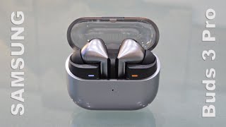 SAMSUNG headphones Buds 3 Pro silver 20240812 [upl. by Ferrel]