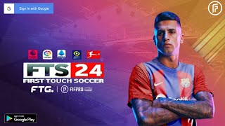 FTS 2024 New Update Android Offline 300 MB HD Graphics  First Touch soccer 2024 [upl. by Nwatna]