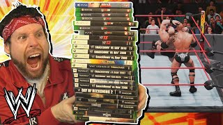 Winning a match on EVERY WWE video game [upl. by Enatan975]