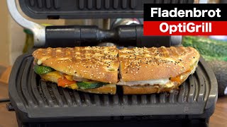 Fladenbrot im OptiGrill mit Pute amp Grillgemüse [upl. by Sauder]