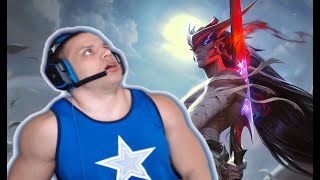 Tyler1 reacting to Yones CinematicTrailer amp Abilities 🔮 [upl. by Milissent]