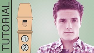 Josh Hutcherson Whistle Meme  Recorder Flute Tutorial [upl. by Suoicserp]