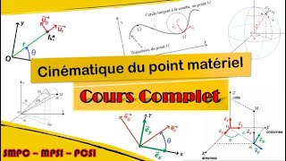 Mécanique du point matériel  Cinématique  Cours complet [upl. by Henriha]