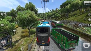 Fast road trip experience 🚌🎮 BusSimulatorIndonesia [upl. by Adela]