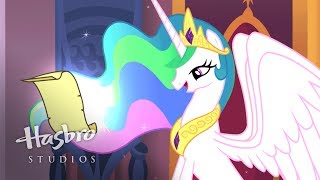 Welcome to the Show With Lyrics  My Little Pony Equestria Girls Rainbow Rocks Song [upl. by Oidivo]