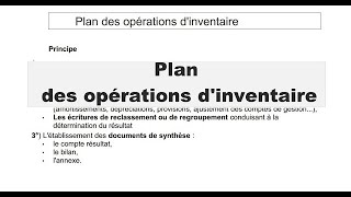 La démarche dinventaire  Comptabilité générale [upl. by Tish371]