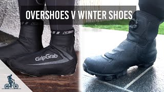 Winter overshoes vs Winter cycling shoes Which are better [upl. by Ecaj]