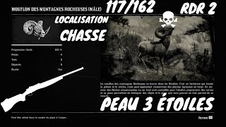 Tout Les Animaux 117162 Le Mouflon Des Montagnes Rocheuses MaleLocalisationRed Dead Redemption 2 [upl. by Ula]