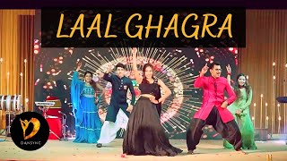 LAAL GHAGRA DANCE PERFORMANCE  GROOM’S COUSINS WEDDING DANCE  DANSYNC [upl. by Aitsirhc]