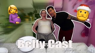 Boyfriend and Girlfriend do a Belly Cast [upl. by Jessi]