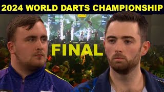 Littler v Humphries FINAL 2024 World Darts Championship [upl. by Einaeg]