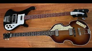 Hofner vs Rickenbacker Bass [upl. by Ain583]