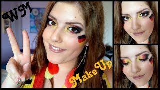 WM 2014 Deutschland Makeup Tutorial [upl. by Poul]