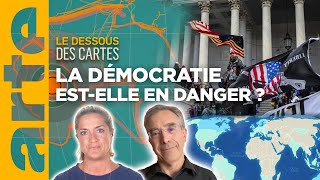 La démocratie  un modèle en péril  Une Leçon de géopolitique du Dessous des cartes  ARTE [upl. by Madelle108]