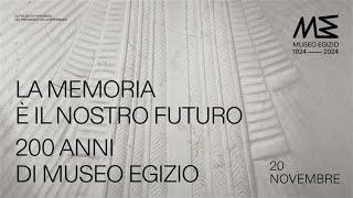 Cerimonia di presentazione del bicentenario del Museo Egizio [upl. by Samuele]