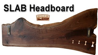 Woodworking Making a SLAB Headboard [upl. by Henryetta]