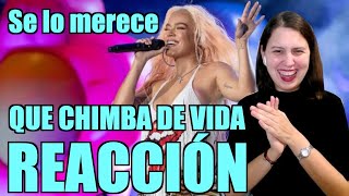 REACCIÓN a KAROL G  QUE CHIMBA DE VIDA Official Video [upl. by Lupe]