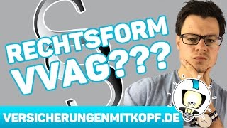 Rechtsform Versicherungsverein auf Gegenseitigkeit  einfach erklärt [upl. by Letsirk]