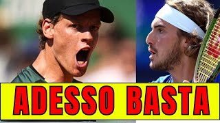 SCANDALO IN CAMPO SINNER vs TSITSIPAS  E Rivolta Ecco cosa è accaduto [upl. by Asilec]