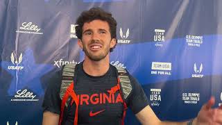 Shane Cohen KICKS to Just Barely Qualify For US Olympic Trials 800m Final Gives Vin Lananna A Scare [upl. by Corenda479]