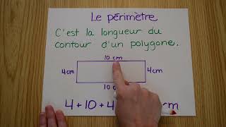 Mathématique  le périmètre [upl. by Un]