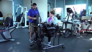 Rifton TRAM Training  The hoyer lift gait trainer and stander allinone [upl. by Vivyanne]