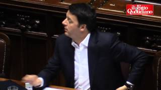 Lega contro Renzi quotSpalla della De Filippiquot Boldrini interviene e scoppia la bagarre [upl. by Kerril]