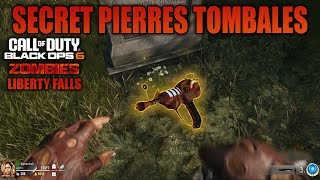 SECRET DES PIERRES TOMBALES  AVOIR DU LOOT EN DEBUT DE GAME  BLACK OPS 6 ZOMBIE LIBERTY FALLS [upl. by Swarts361]