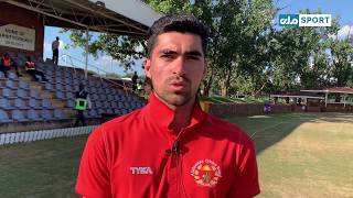 Ibrahim Zadran talk About his team [upl. by Remo]