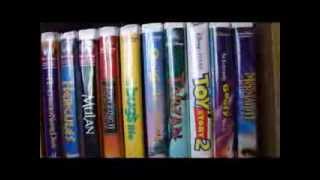 Disney VHS Collection part 1 original video small collection [upl. by Allesor]