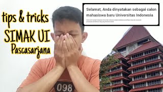 Kisikisi SIMAK UI Pascasarjana  Tips and Tricks [upl. by Atsahc]