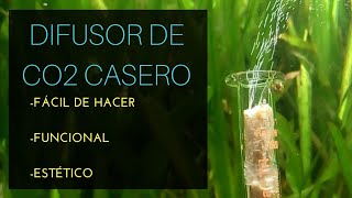 Difusor de CO2 CASERO ¡EN 1 MINUTO  DIY  Kleiner Fish Aquarium [upl. by Aekahs54]