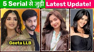 5 Serial Update  Geeta LLB Lead Actors  Zee TV Upcoming Serial Update  Ekta Kapoor New Serial [upl. by Lledniw440]