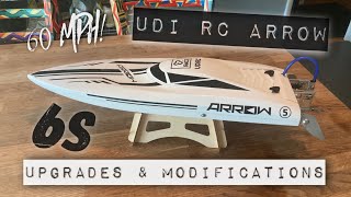 UDI Arrow 5 RC Boat  Upgrades amp Modifications  Special Ending [upl. by Ihcego]