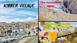 KIBBER VILLAGE Spiti Valley  Snow Leopard and Ibex Spotting  CHICHAM Bridge  Highest in Asia [upl. by Elroy15]