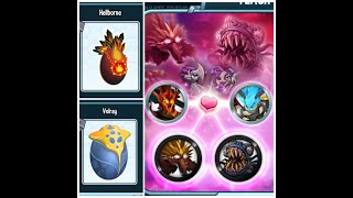 Monster Legends  How To Breed Epic Hellborne And Volray In February Flash Breeding Event [upl. by Ilek537]