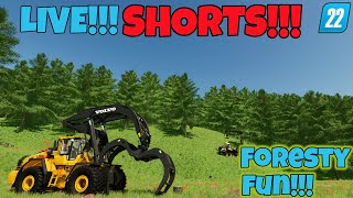 Youtube SHORTS Farming Simulator 22  Forestry Fun Oberthal Farm [upl. by Walcoff]