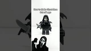 How To Make Ghostface Out Of Lego [upl. by Nnylarak]