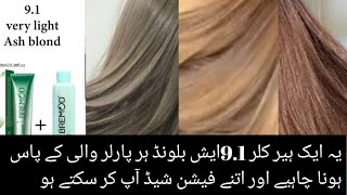 91 ash blond hair dye reviewBremod hair dye at home [upl. by Tevis784]