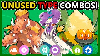 NEW Pokemon with UNUSED Type Combos [upl. by Nnodnarb275]