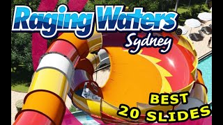 Raging Waters Sydney  Raging Waters Sydney Rides and New Slides  Water Parks in Australia [upl. by Schrick]