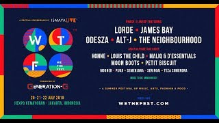 WE THE FEST 2018  WTF18 Phase 1 Lineup [upl. by Itirahc]