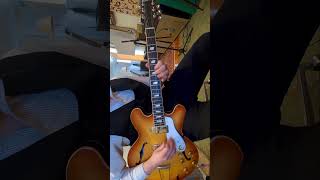 Taxman GUITAR SOLO by Paul McCartney Beatles Epiphone Casino Cover Slowed Down Lesson [upl. by Ierbua]