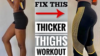 GET THICKER THIGHS AND CALVES BEGINNER LEG WORKOUT Results in 2 Weeks [upl. by Enner]