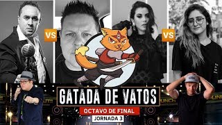 Gatada de Vatos jornada 3 Ana Valero VS Daniela Treco y Macario Brujo VS Sergio Mejorado [upl. by Ecinuahs663]